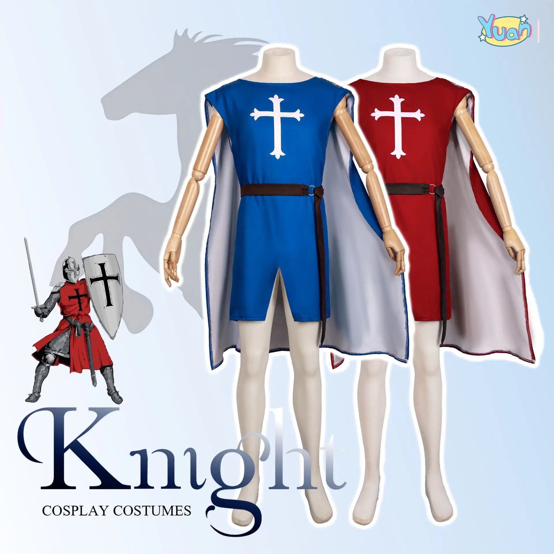 

Средневековый рыцарь, карнавальный костюм, корсетный плащ, рыцарь-тамплиер, костюм для косплея, костюм для выступления на Хэллоуин