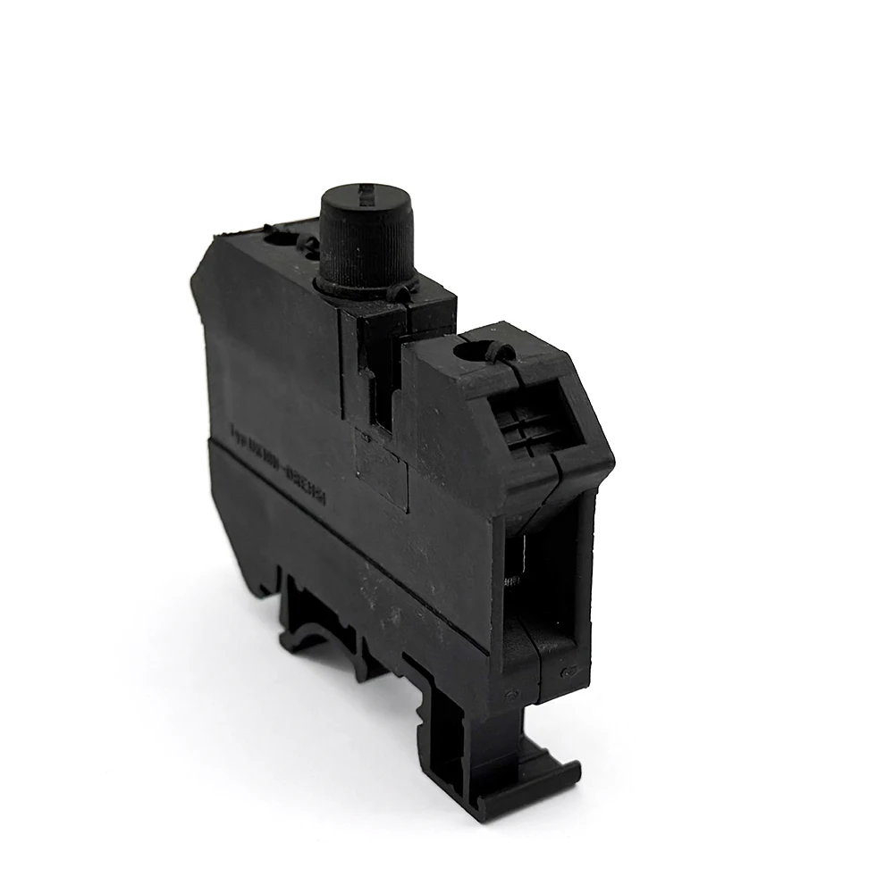 TYP UK10N-DREHSI (UK-10RD), Black, 10mm², Square Fuse Terminal, Wiring Insurance, 5Pcs