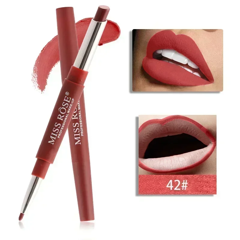 Double-ended Lipstick Multi-function Pen Lip Liner Color Lasting Cosmetics 1 Pcs Косметика Beauty Lipstick