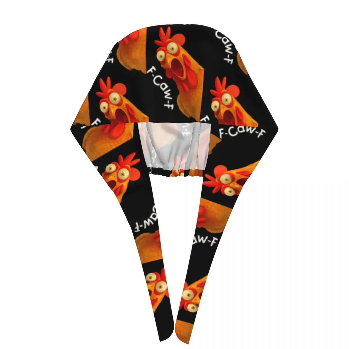 Work Scrubs Hat F-Caw-F Chicken Nursing Hats For Men Women Bandage Tie Back Working Caps Soft Comfy Graphic Medical Cap