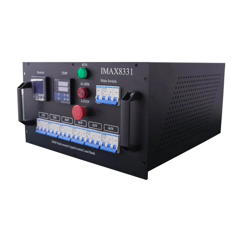 AC/DC 30KW Liquid Water Cooled Load Bank for Data Center Server Testing of Liquid Cooling Effect in the Server Room