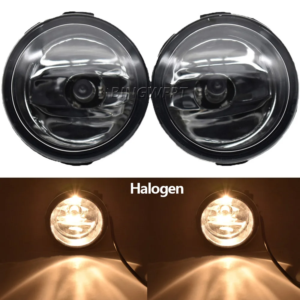 2 pçs led luzes de nevoeiro lâmpada para nissan tiida latio 2005 2006 2007 2008 faróis faróis led halogênio luz nevoeiro