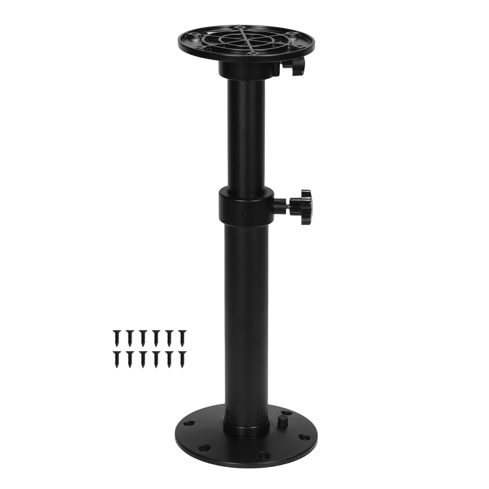 

Aluminum Functional Pedestal One-Leg Lifting System Multi-Function Table Base Mount 27.5In for Boat Yacht Motorhome Caravan