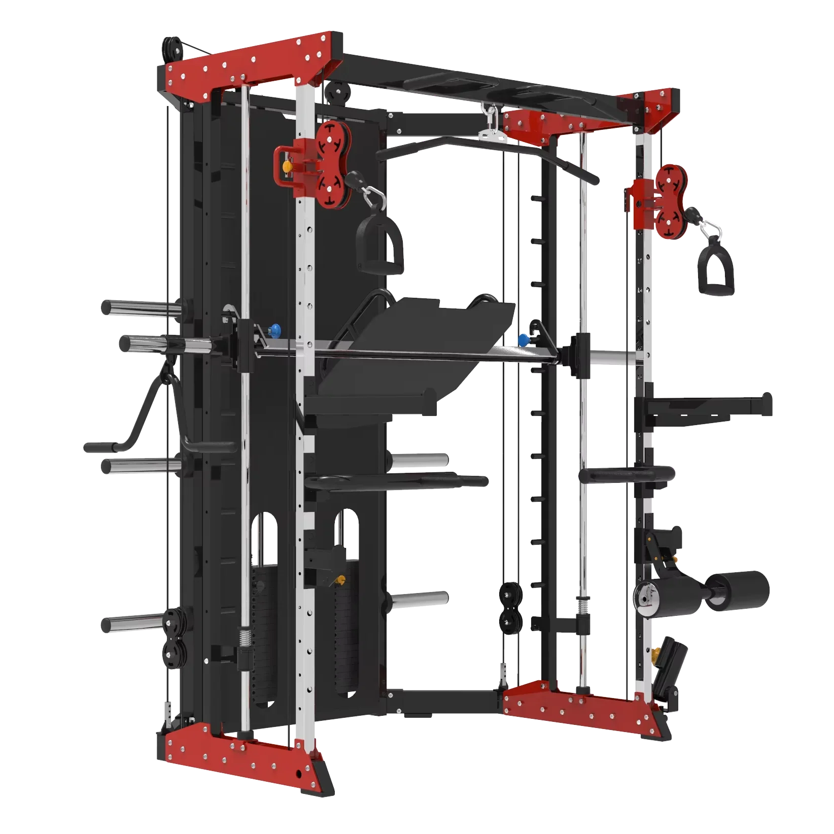 Multi Gym Strength Training Smith Machine Cable Crossover