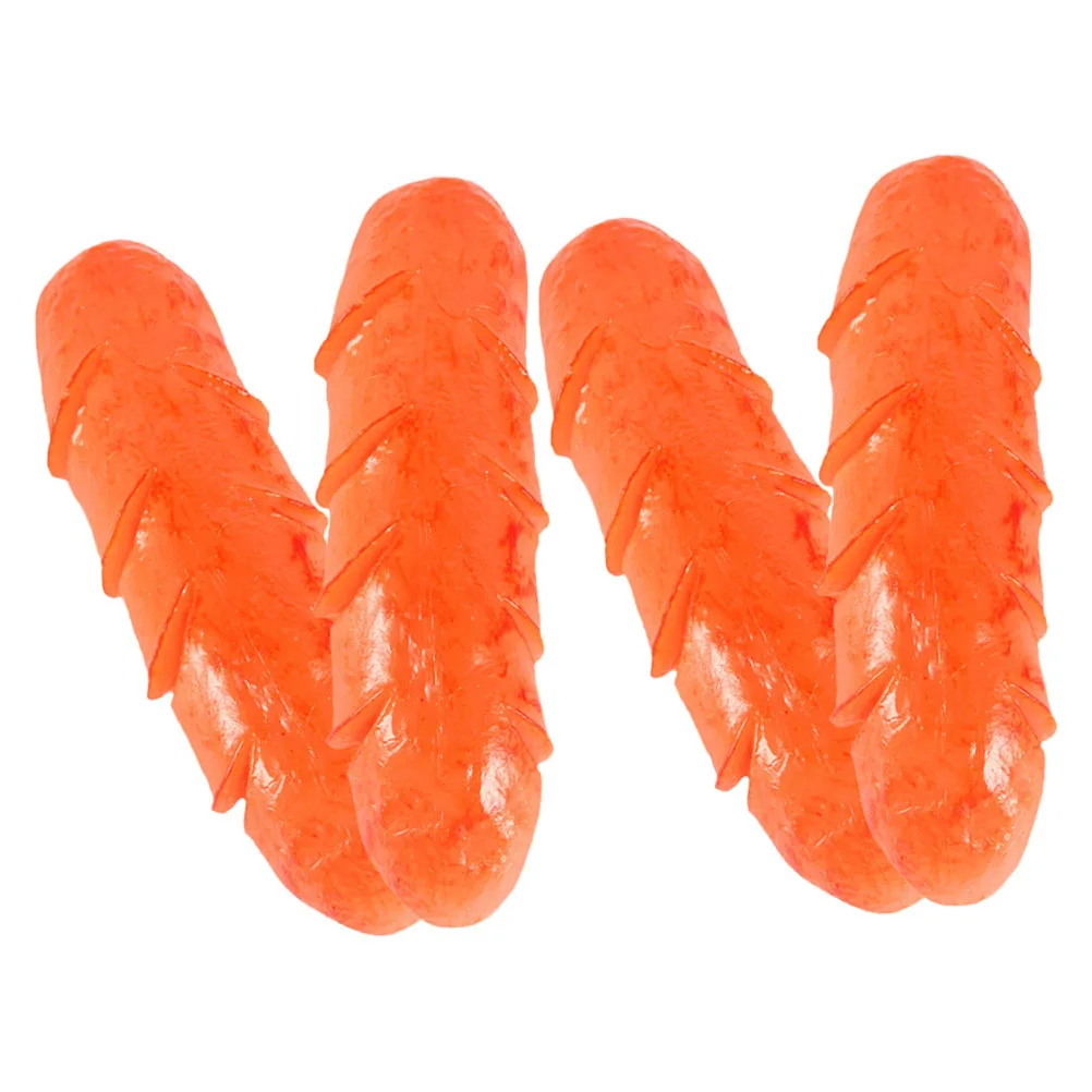 4pcs Simulated Roasted Sausage Lifelike Fake Food Prop For Restaurant Decor Kitchen Decoration Photography Prop Table Ornament