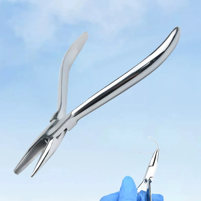 

Стоматологические изогнутые плоскогубцы для проволоки, щипцы «Солнце и Луна», Omega, плоскогубцы для гибки петель, ортодонтический лабораторный инструмент