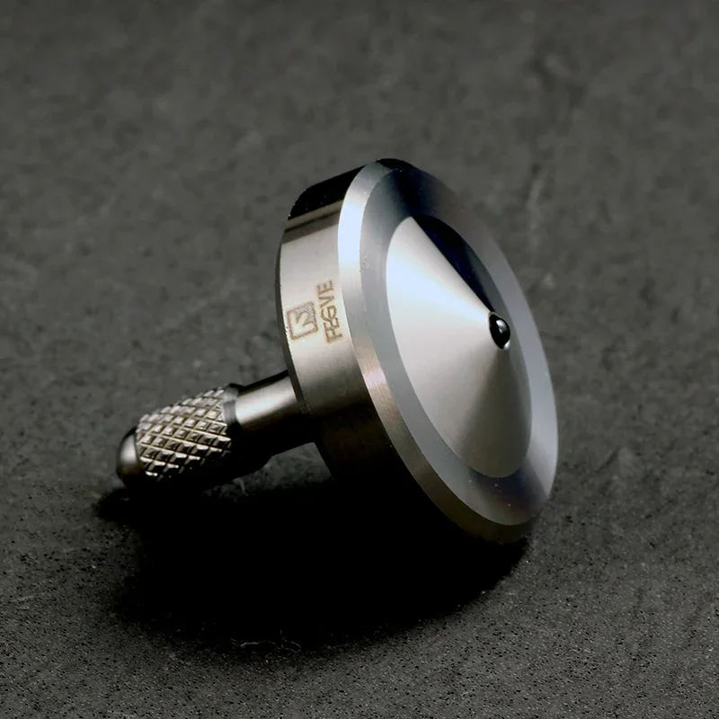 FEGVE Inner Peace Mini Gyro Fidget Spinner Hand Spinner Edelstahl Metall Keramik Perlen Antistress Desktop Rotation Spielzeug