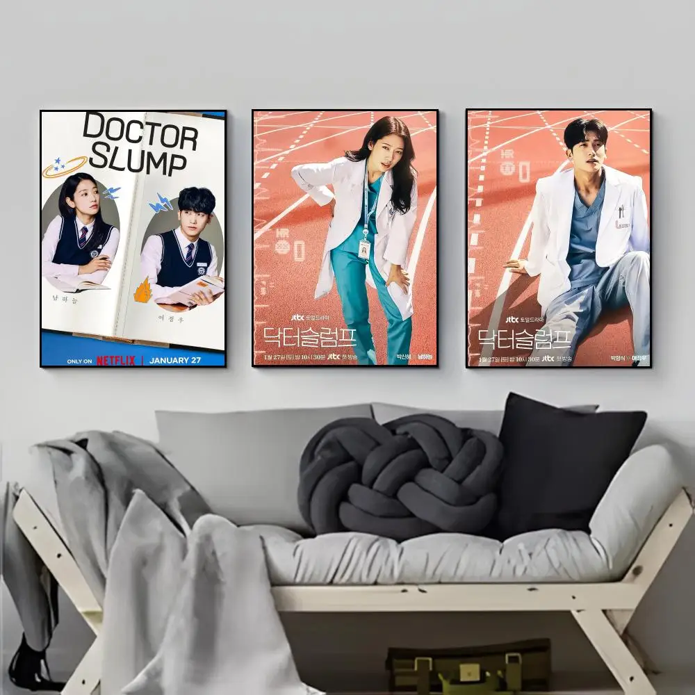 Cheerful Relatable Drama D-Doctor Slump Poster Poster HD  Waterproof Wall Sticker Bar Living Room Decor Gift