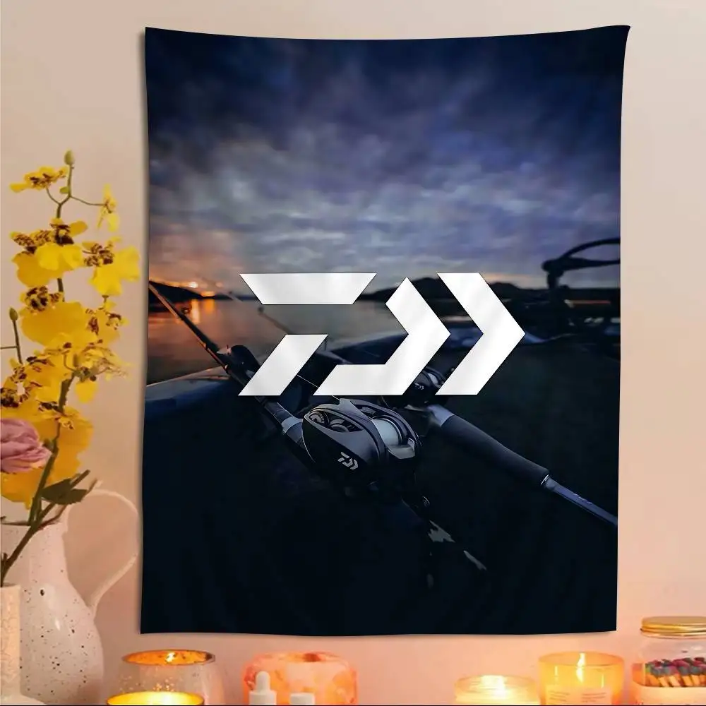 Fishing Tackle Brand D-Daiwa Hanging Bohemian Tapestry Bohemian Wall Tapestries Mandala Cheap Hippie Wall Hanging