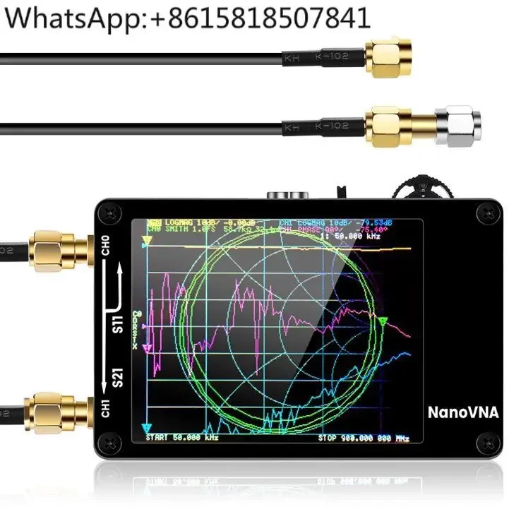 NanoVNA 2.8-inch TFT Monitor VNA-H Portable Digital Vector Network 50KHz-900MHz