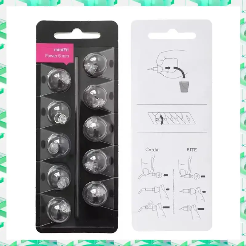 

FIZP 10 шт. куполы для слуховых аппаратов для замены слуховых аппаратов Oticon Minifit с одним вентиляционным отверстием Bass куполы 8 мм