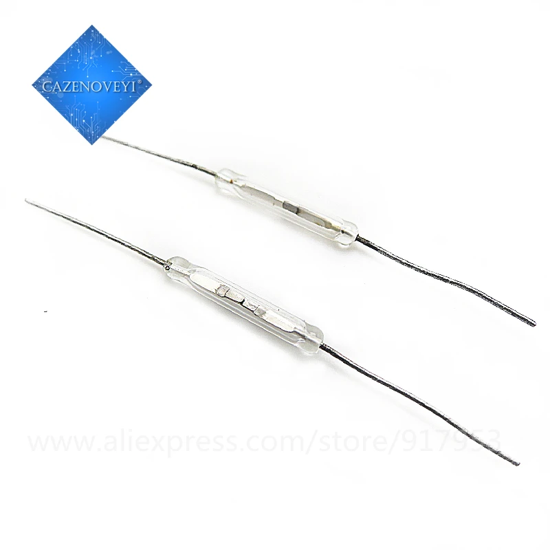 Язычковый переключатель для сухих труб, 10 шт./партия, 2x14 мм, стекло белого цвета, низкое напряжение, ток 100%, новая оригинальная фотография