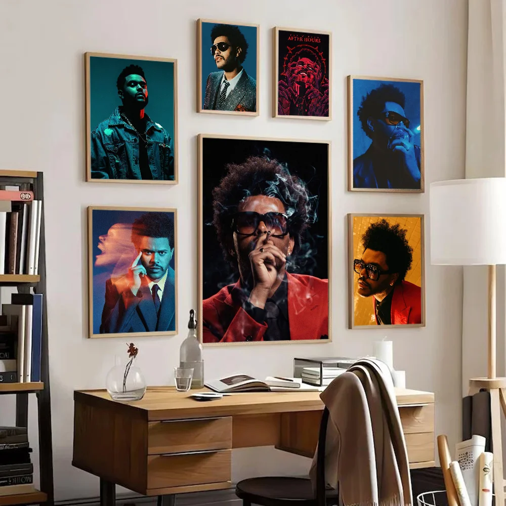 The Weeknd Vintage Posters Sticky Whitepaper Prints Posters Artwork Posters Wall Stickers