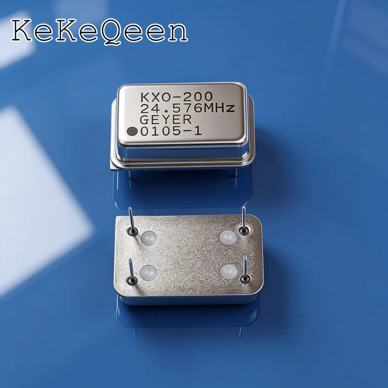 KXO-200 24.576MHz TTL OSCILLATOR DIP-14 ECS Full Size 5.0V XTAL HCMOS  4Pin Low Voltage Compatible Crystal CMOS Clock Oscillator