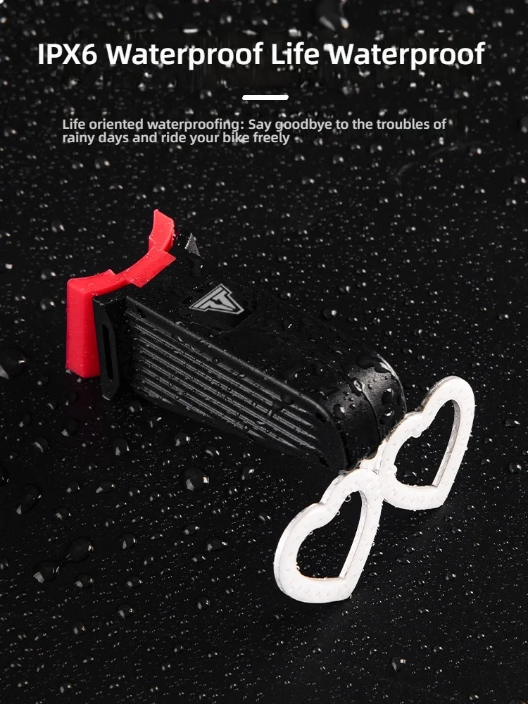 TOSUOD-luces traseras para bicicleta de montaña y carretera, luces de conducción nocturna, advertencia de amor para niños, luces para correr de noche, equipo de equitación