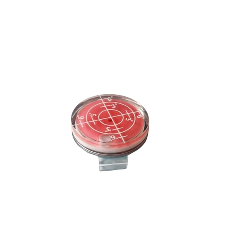 Golf Practice Approx. 25*5mm 0.98*0.19'' Ball Marker Golf Green Reader Tool Instrument Golf Measurement Tool Built-in Level Tool