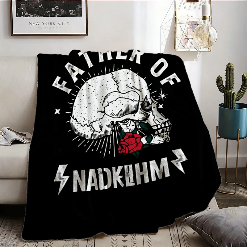 Father Of Mayhem Flannel Blanket, Dad And Matching, Cool Dad Gift, Dad of, Father Son, Father Daughter, Expectant