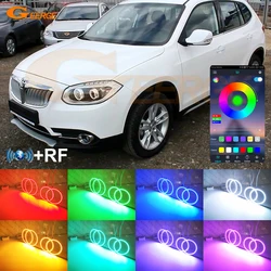 For Brilliance V5 2011 2012 2013 2014 2015 2016 RF Remote Bluetooth APP Multi-Color Ultra Bright RGB LED Angel Eyes Halo Rings
