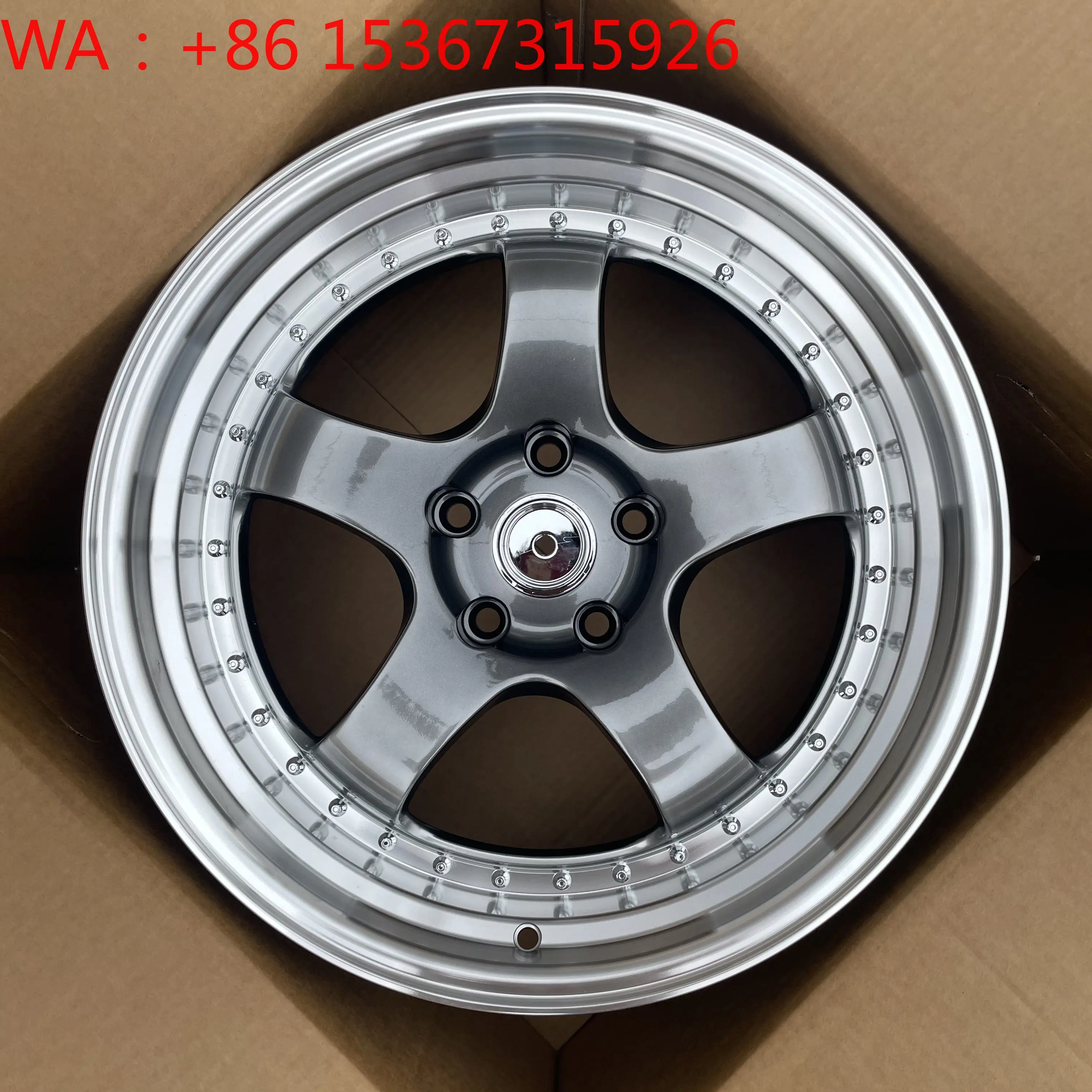 19 Inch Deep Dish Flow Form Aluminum Alloy Passenger Car Wheels 5x120 Lightweight Universal Modified Rims