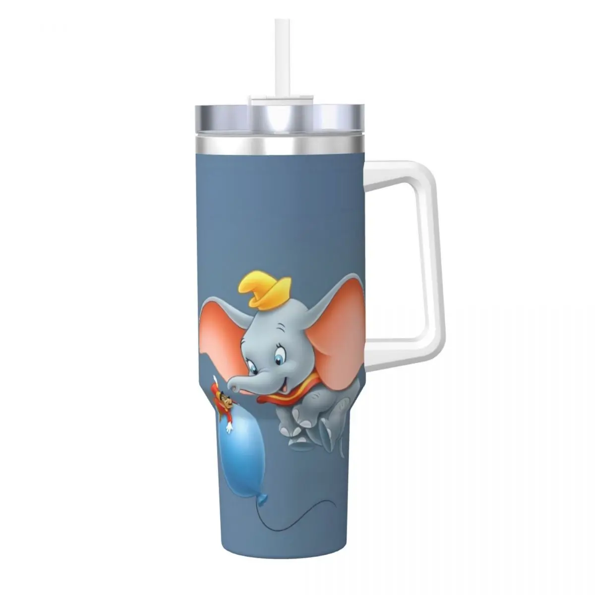 Dumbo Stainless Steel Tumbler Camping Mugs Cup 40oz Coffee Mug Heat Preservation Cold and Hot Milk Tea Water Bottle