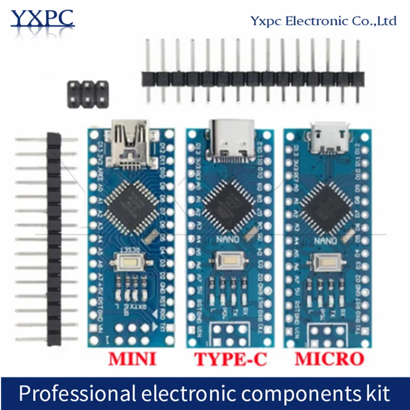 1pcs Nano 328P With the bootloader compatible Nano 3.0 controller for arduino CH340 USB driver 16Mhz Nano v3.0 ATMEGA328P Module