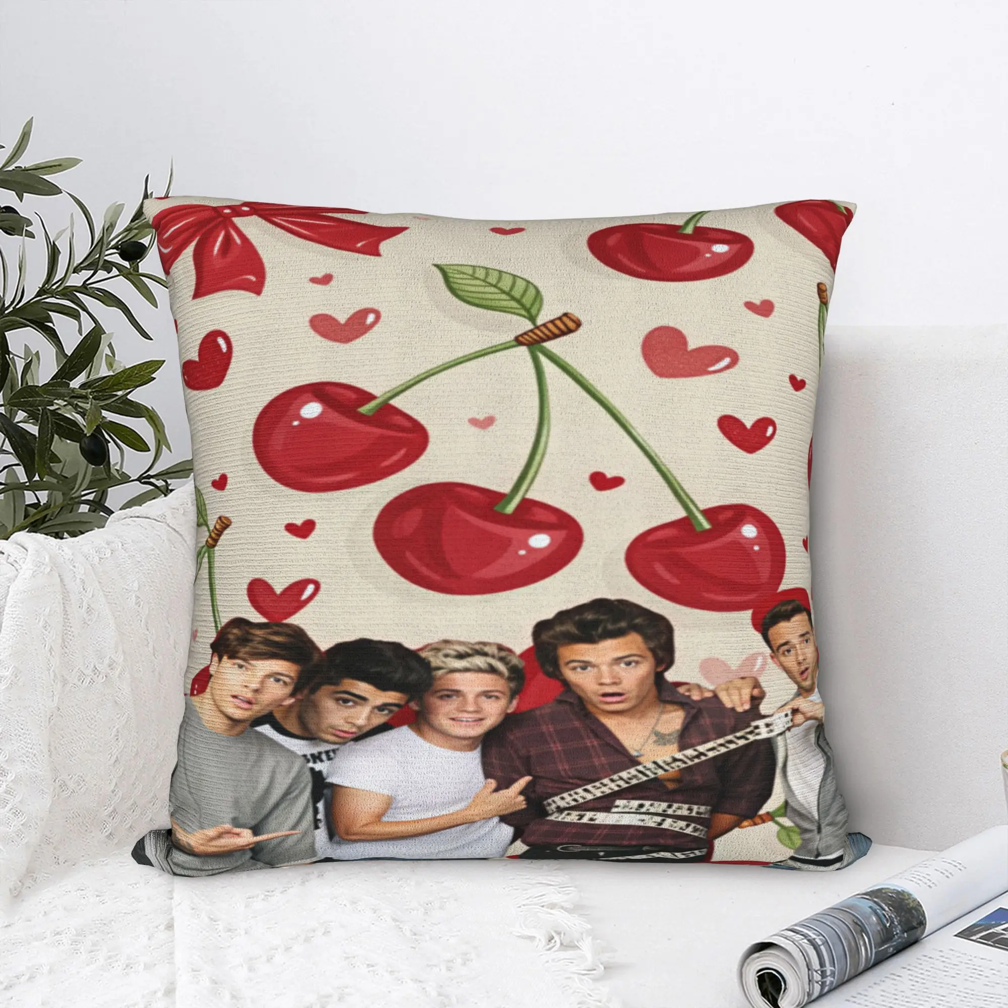 Ones Music and Direction Pillow Cover  Comfy Cushion Cover Novelty Pillow Case For Sofa Home Decoration