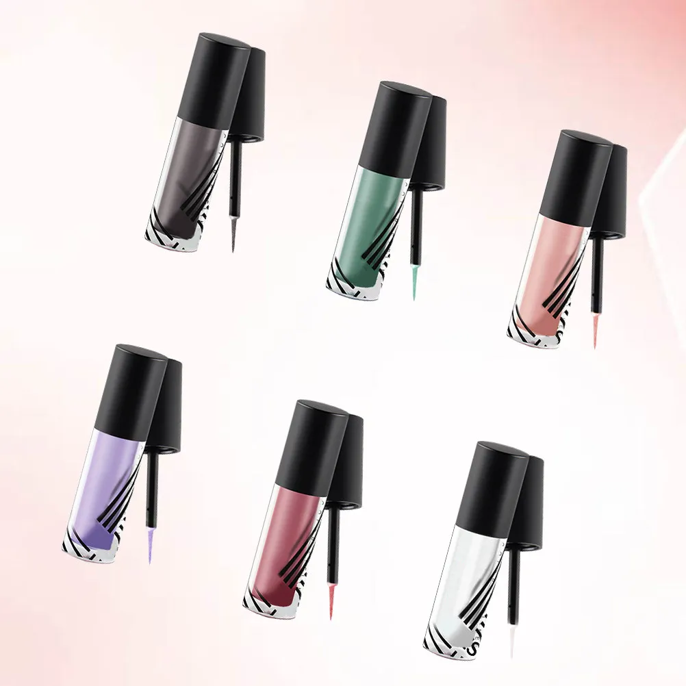

6Pcs Colorful Shiny Eyeliner Set for Increases Eye Stereo Feeling Perfect Gift for Her