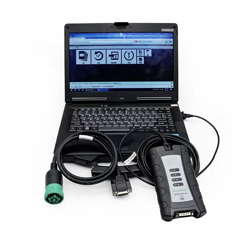 

Agricultural Tractor Construction Equipment Diagnosis Diagnostic Tool V5.3 AG CF53 Electronic Data Link V3 For Excavator