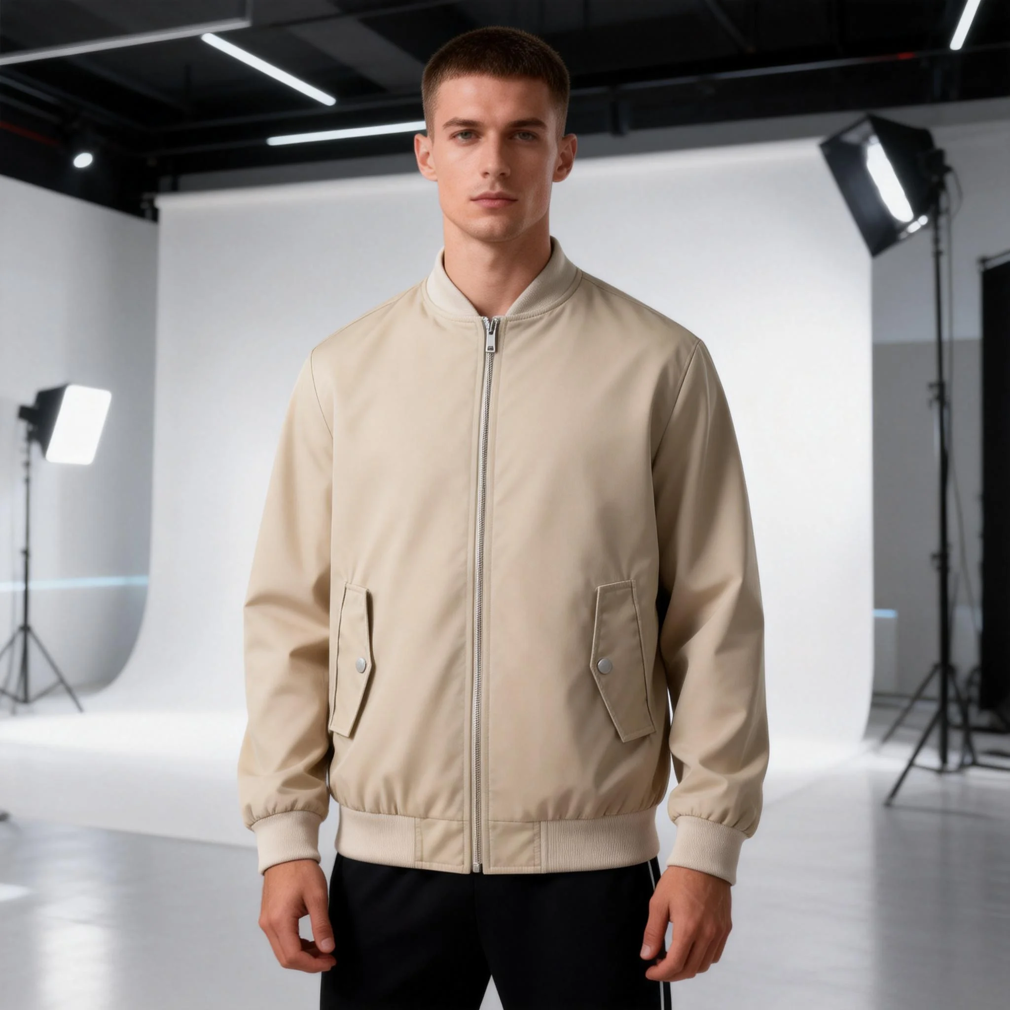 

Mens Jacket Comfortable Outdoor Cycling Windproof Durable Motorcycle Jackets 2026 Spring Autumn American Style Lightweight Coat