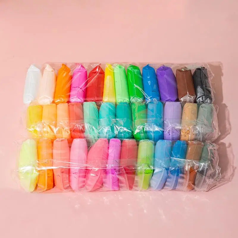 12pc/24pcs/36pcs Super Licht Ton Kinder Farbige Ton Für Kinder DIYs Spielzeug Interaktive Aktivitäten für Kinder Jungen Mädchen Hause Schule