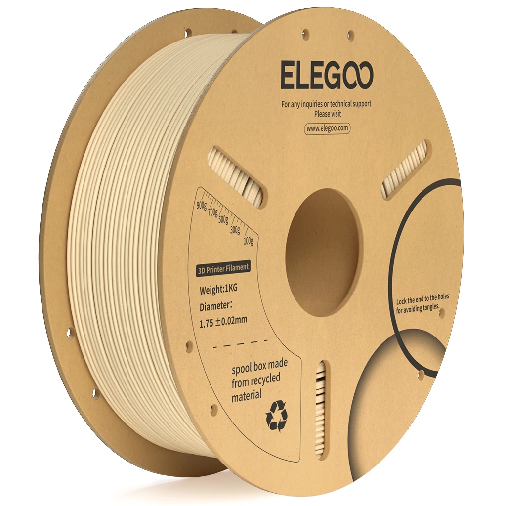 

ELEGOO 1.75mm PLA+ Filament 2KG Set Plastic 3D PLA for Most FDM 3D Printers Dimensional Accuracy +/- 0.02mm 2pcs*1kg PLA+ Set