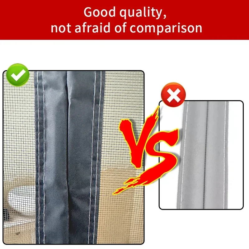 Encrypted magnetic block super strong suction door curtain,magnetic mosquito net door,mosquito nets Customized size,mosquito