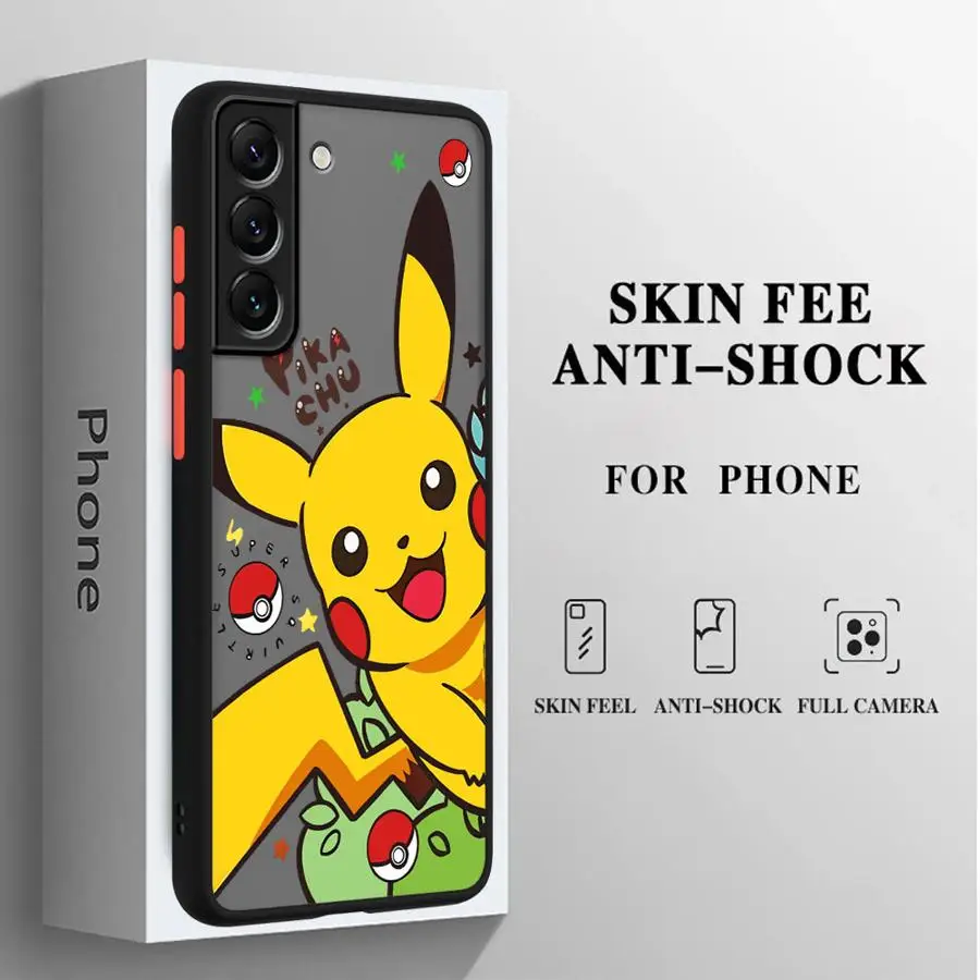 Pokemons Gnegar Phone Case for Samsung Galaxy A14A12 A13 A21s A22 A23 A31 A32 A33 A42 A52 A53 A72 A73 Matte TPU Shell