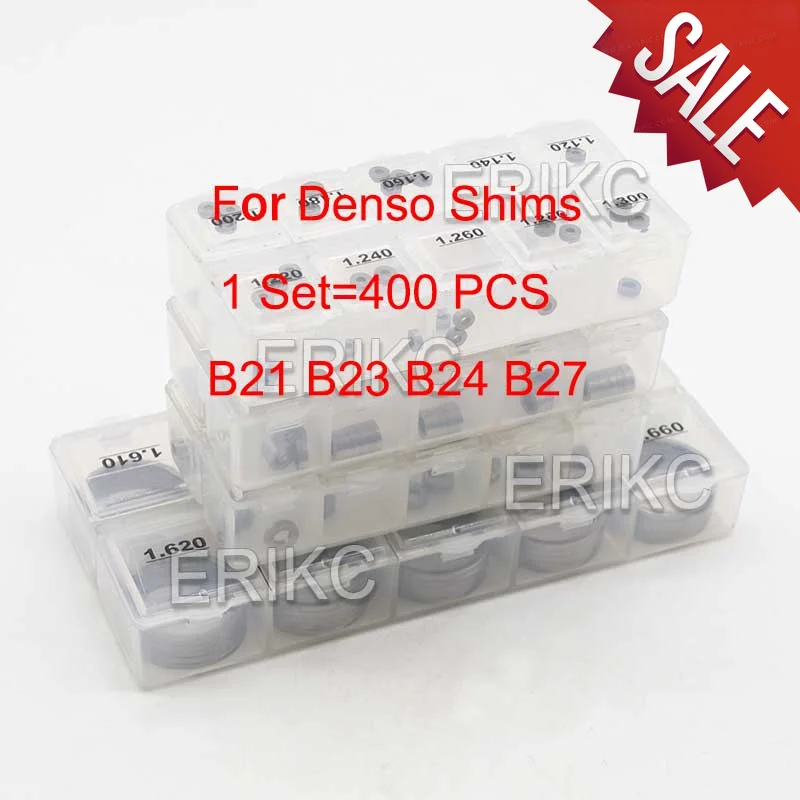 

ERIKC B21 B23 B24 B27 Injector Washer 400Pcs High Presure Spring Adjust Shims Set E1022006