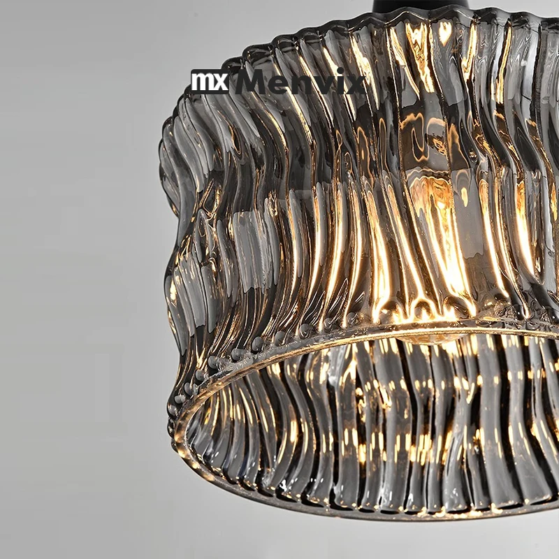 Minimalist Style Led E27 Glass Chandelier Lustre Dining Room Bedroom Hanghing Home Decor Bar Loft Pendant Fixtures Kitchen Lamp - Image 5