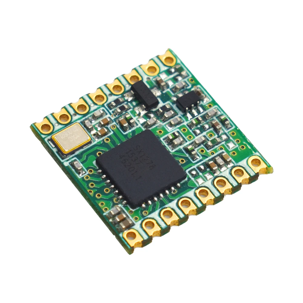 433MHz 470MHz RFM98 RFM98W |   Modul Transceiver Nirkabel Komunikasi Spektrum Penyebaran LoRa 433M 470M SX1278 16*16Mm
