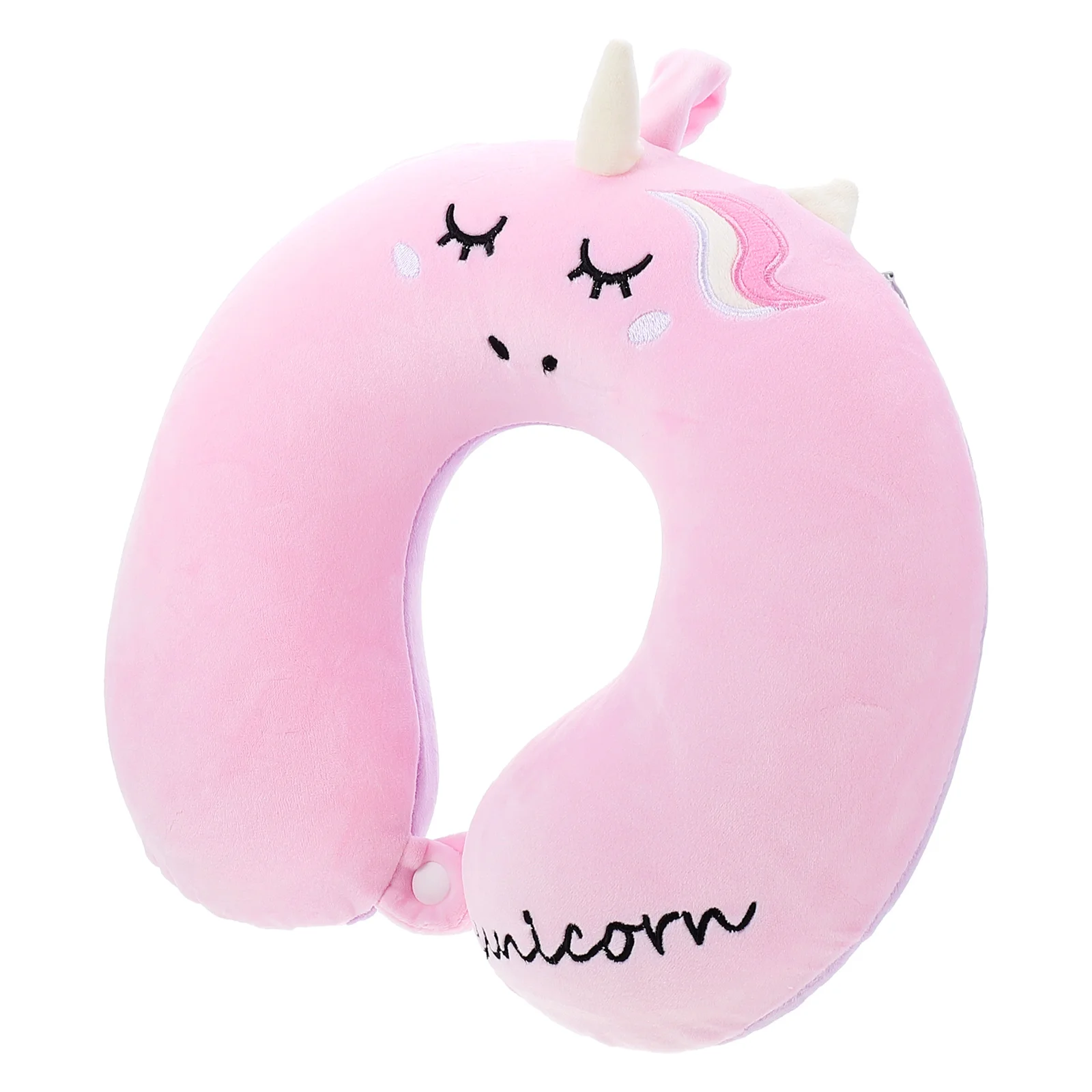 Unicorn U-shaped Pillow Pillows Neck Car Sleeping to Airplane Polyester Cotton Travel Cushion Napping