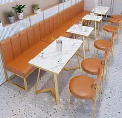 Customized catering store, sofa, hamburger shop, milk tea shop, restaurant, restaurant, table and chair