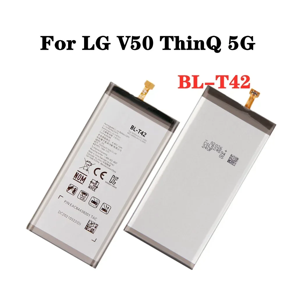 New BLT42 BL-T42 Phone Battery For LG V50 ThinQ 5G LM-V500 V500N V500EM V500XM 4000mAh High Quality Replacement Battery