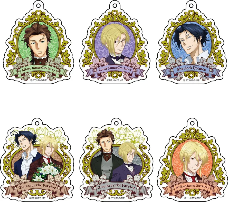 Аниме-Поклонники-подарки-moriarty-the-patriot-hd-фигурки-q-edition-очаровательные-Акриловые-Брелоки-Подвеска-орнамент-коллекционные-серии-около-6-см