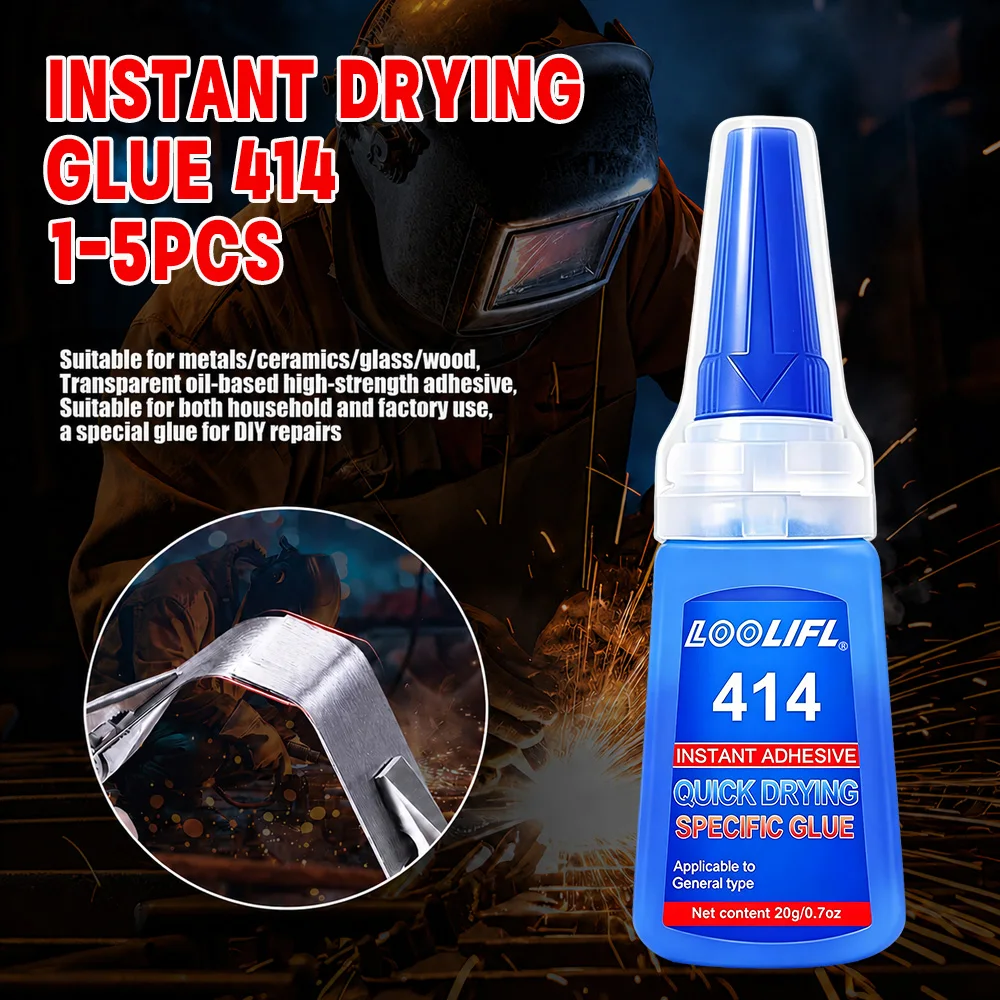 Strong Adhesive Glue, 502 Glue, 3-Second Instant Dry Glue, 20ml Automotive Plastic Adhesive, Car Bumper Adhesive, Rubber Sealant, Internal and External Parts Repair