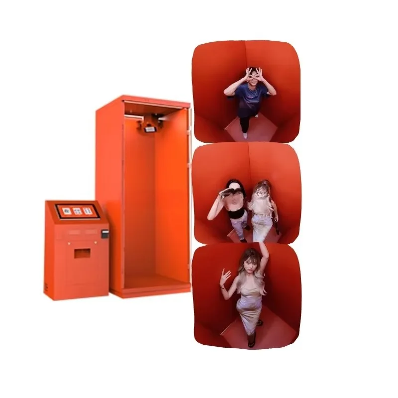 معدات كشك الصور ذات الزاوية المجهزة بكاميرا LR عالية الوضوح لتصوير الرسوم المتحركة GIF الإلكترونية