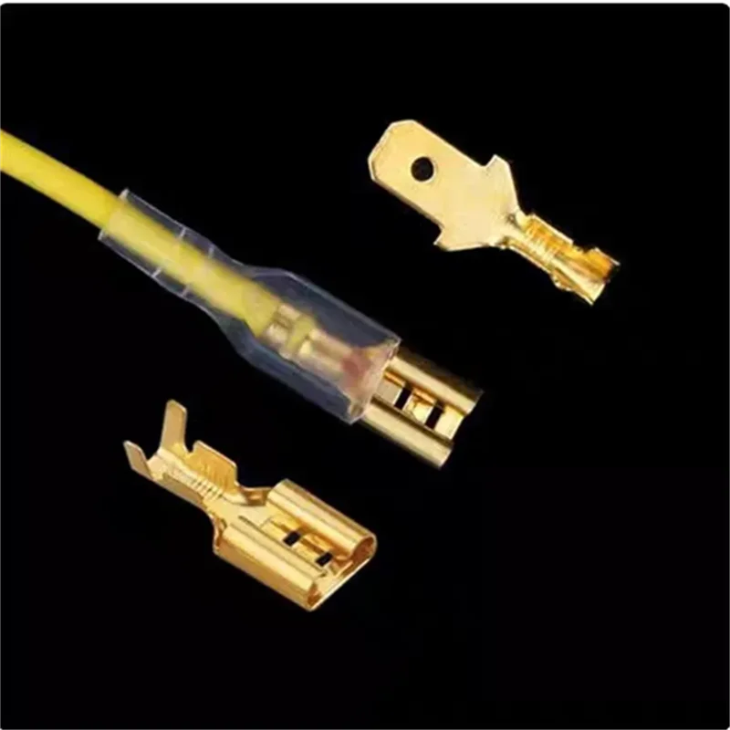 270Pcs 2.8/4.8/6.3mm Insulated Male Female Wire Connector Electrical Crimp Terminals Termin Spade Connectors Assorted Kit Box