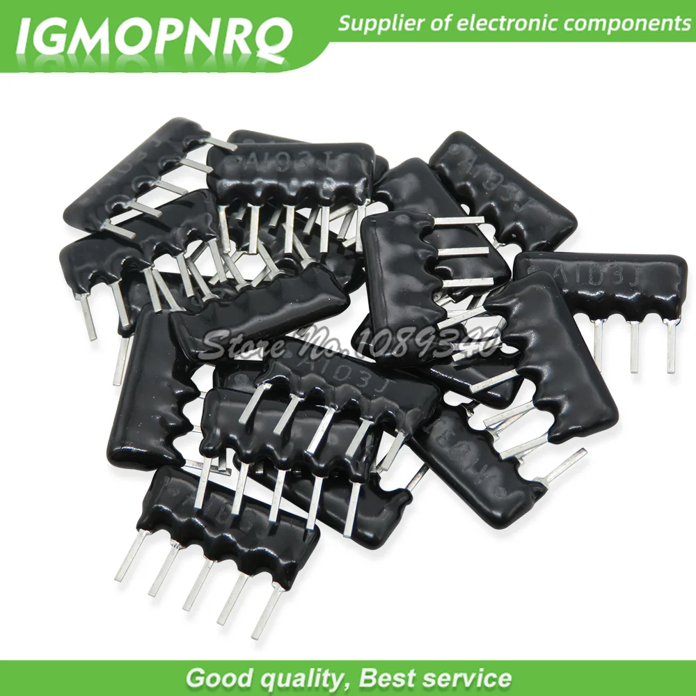 10pcs/lot 5PIN 9PIN exclusion Network Resistor array DIP 100 220 330 470 510 680 1K 1.2K 1.5K 2K 2.2K 3.3K 4.7K 10K 100K ohm