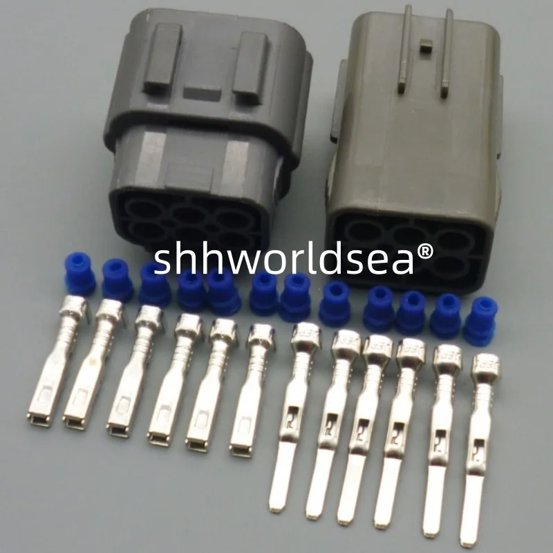 1/100set 6 Pin Auto Connector Accelerator Pedal Position Sensor Throttle Pedal Connector 6195-0021 6195-0024