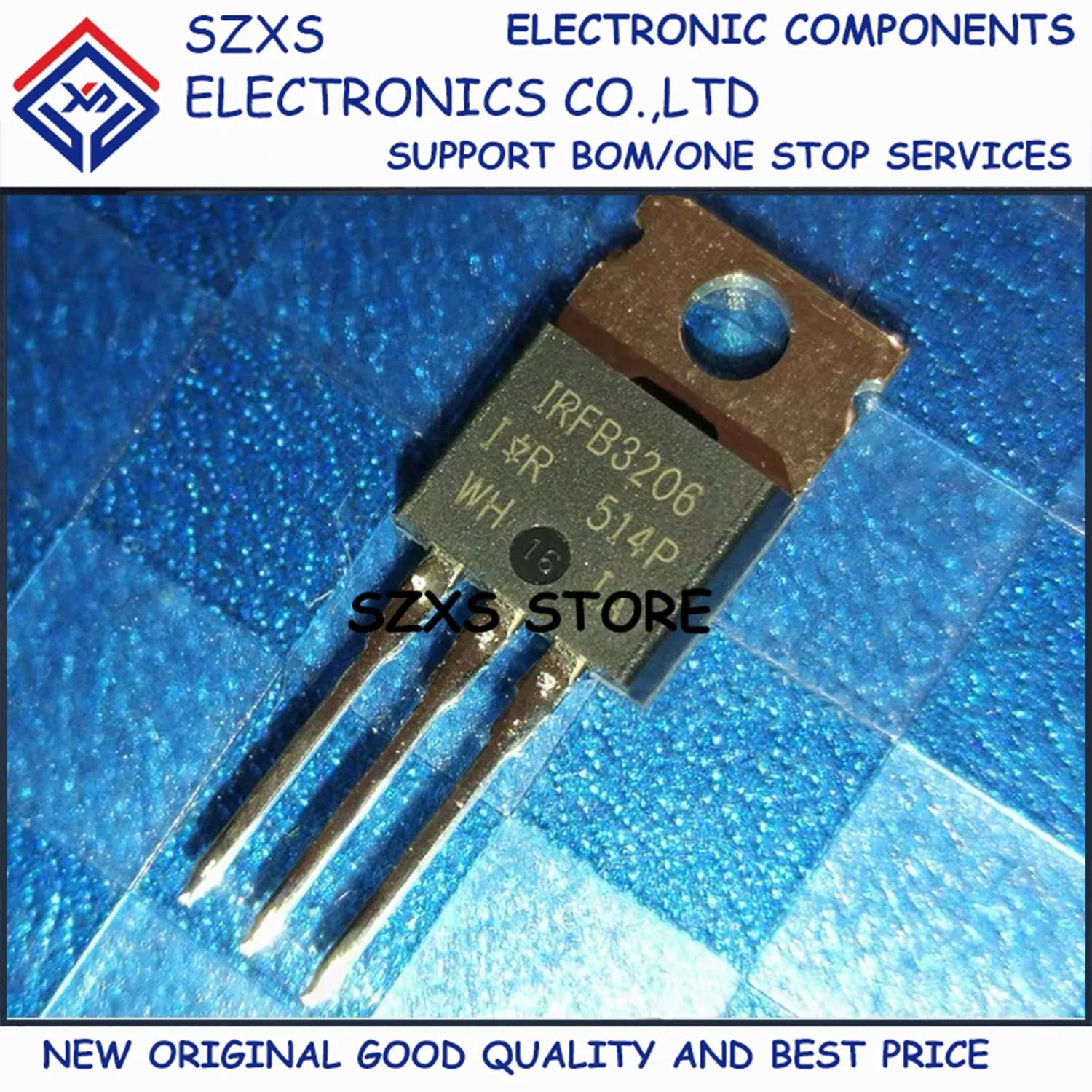 New Original 10Pcs IRFB3206 IRFB3206PBF TO-220 60V 210A MOSFET Field Effect Transistor In Stock Good Quality