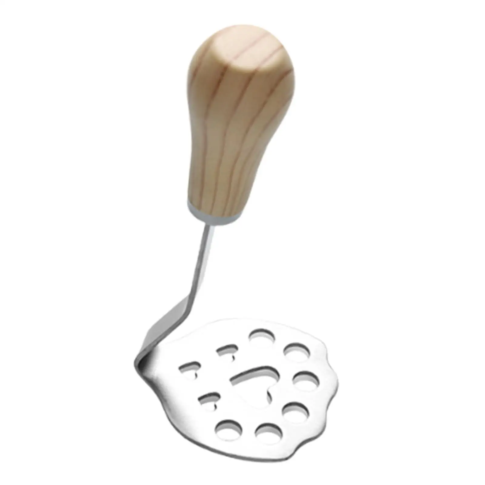 Manual Potato Mashing Tool Sturdy Stainless Steel Kitchen Gadget Bean Fruit Avocado Masher for Home