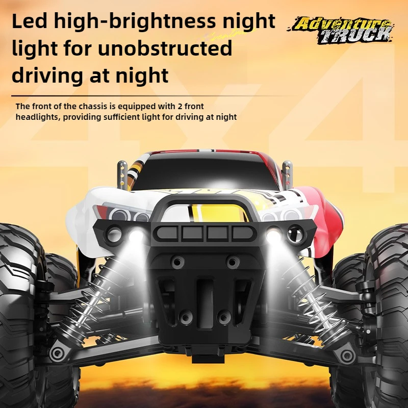かわいいおもちゃの車 面白いギフト-1:16 高速4WD RCトラック、オフロードRCカー、リモコンカー、モンスタートラック、子供向けおもちゃ