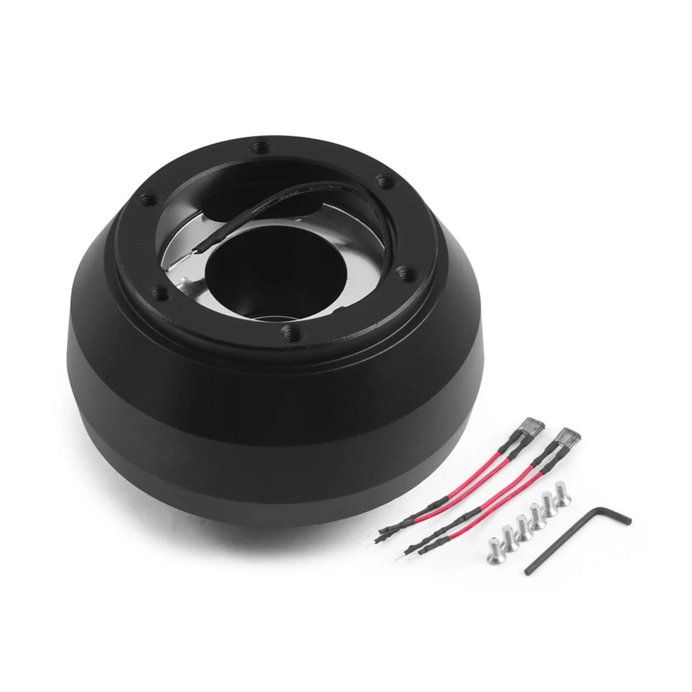 SRK-125H Short Hub Steering Wheel Adapter Kit 6 Bolt 70mm Pattern Solid Aluminum Boss For Toyota For Lexus  Racing Mod Accessory