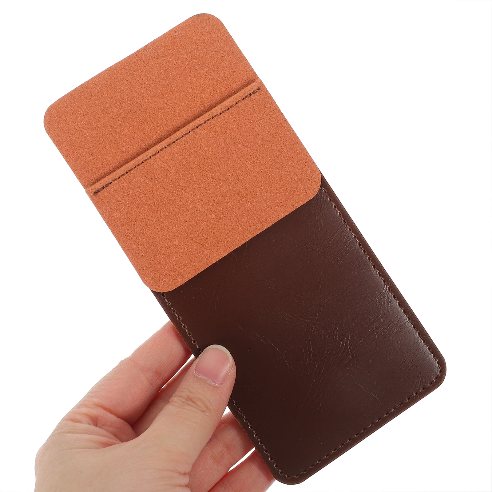 

Pockets Pencil Case Bag Marker Organizer Portable Key Brown Pouch for Planner Work